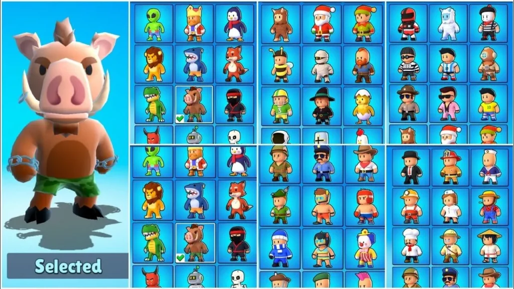 List of Stumble Guys Special Skins